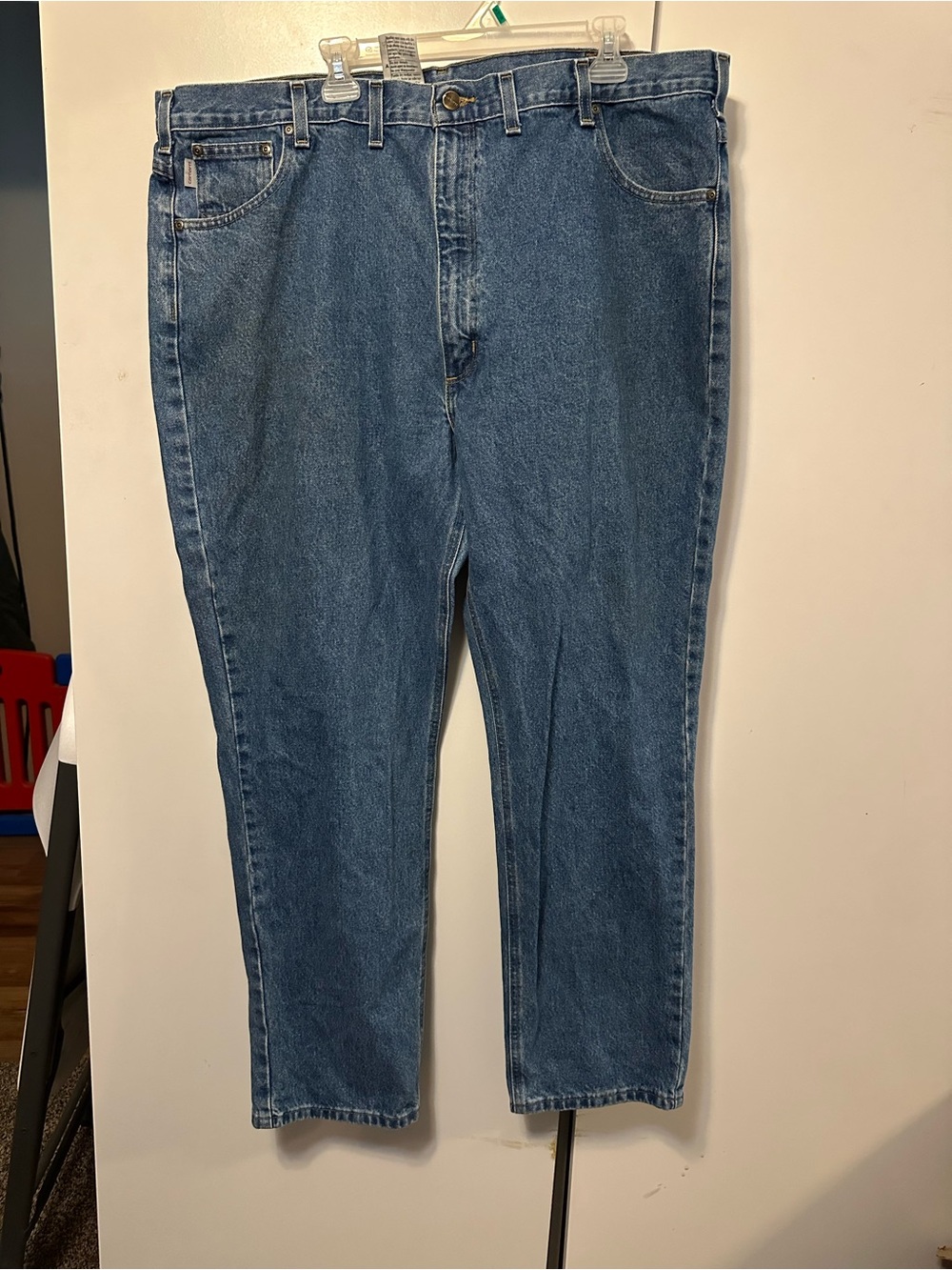 Carhartt Men's Relaxed Fit Blue Denim Jeans